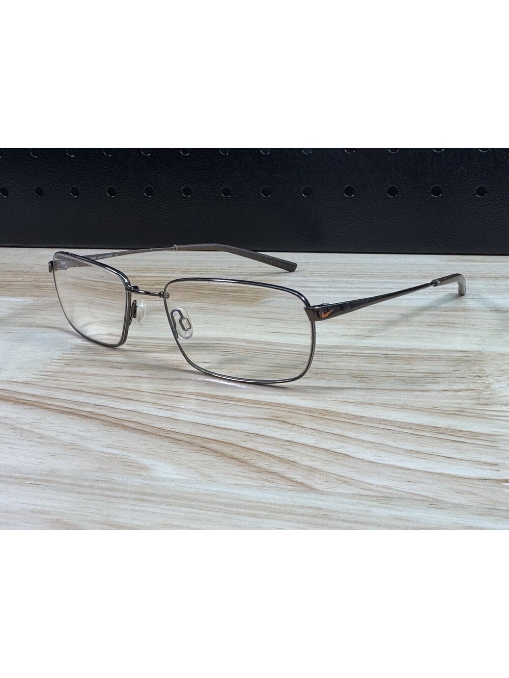 Nike Men's Eyeglasses 4194 200 Flexon Brown Square Metal Frame 54[]18 145
